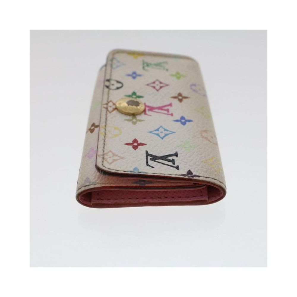 Pre Loved LOUIS VUITTON  Monogram Multicolor Multi Cles 4 Key Case White M60043 - Picture 4 of 10